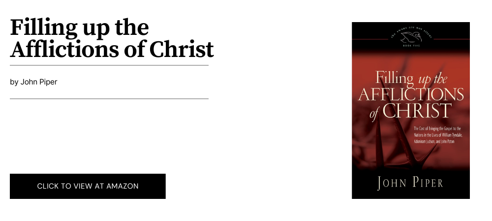 Filling up the Afflications of Christ